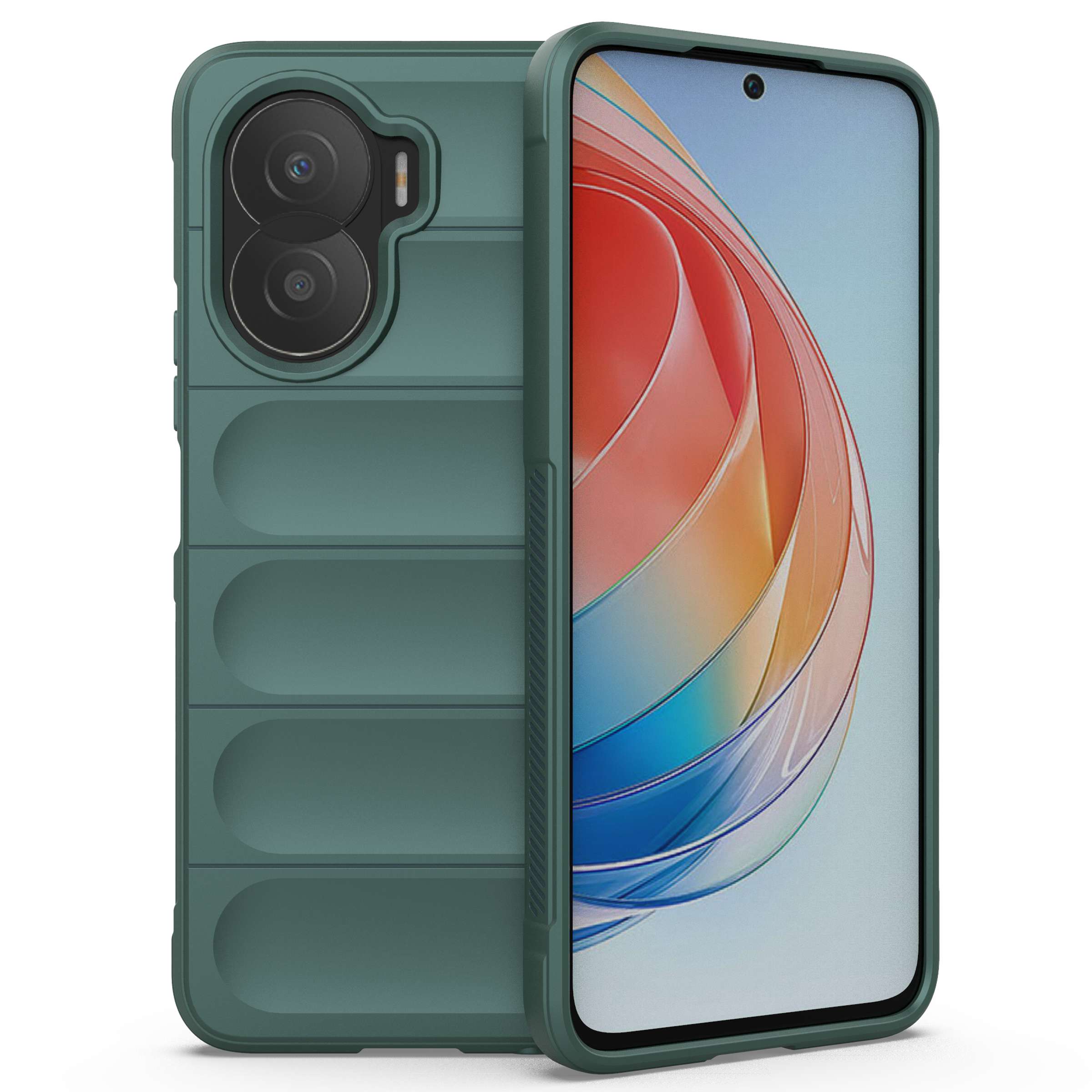 

Für Ehren X40i 5G Tpu-verteidiger Robge Mobiltelefon Shell Präzise Ausschnitt Anti-kratzer-rückseite - Grün, Honor X40i 5G