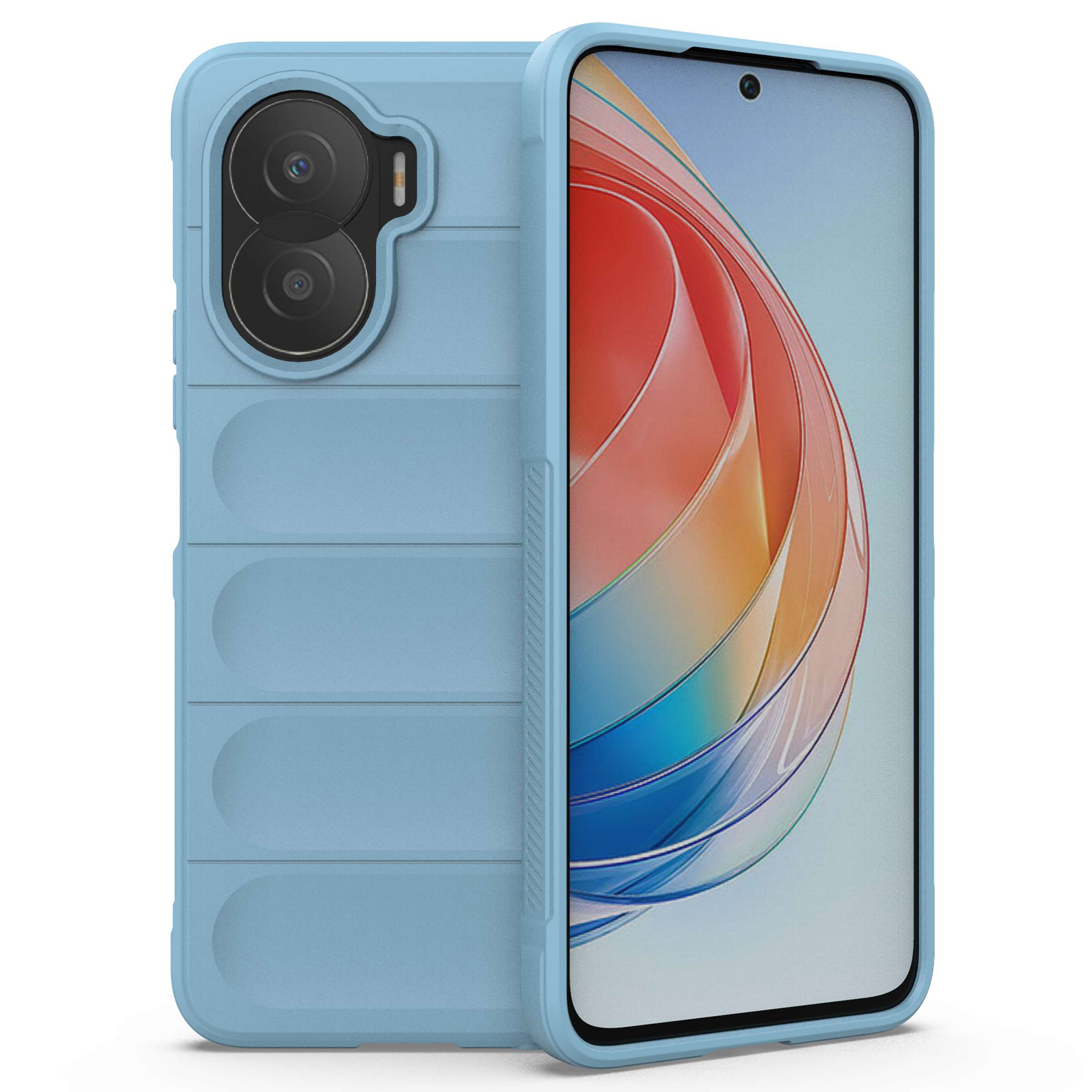 

Für Ehren X40i 5G Tpu-verteidiger Robge Mobiltelefon Shell Präzise Ausschnitt Anti-kratzer-rückseite - Baby Blau, Honor X40i 5G