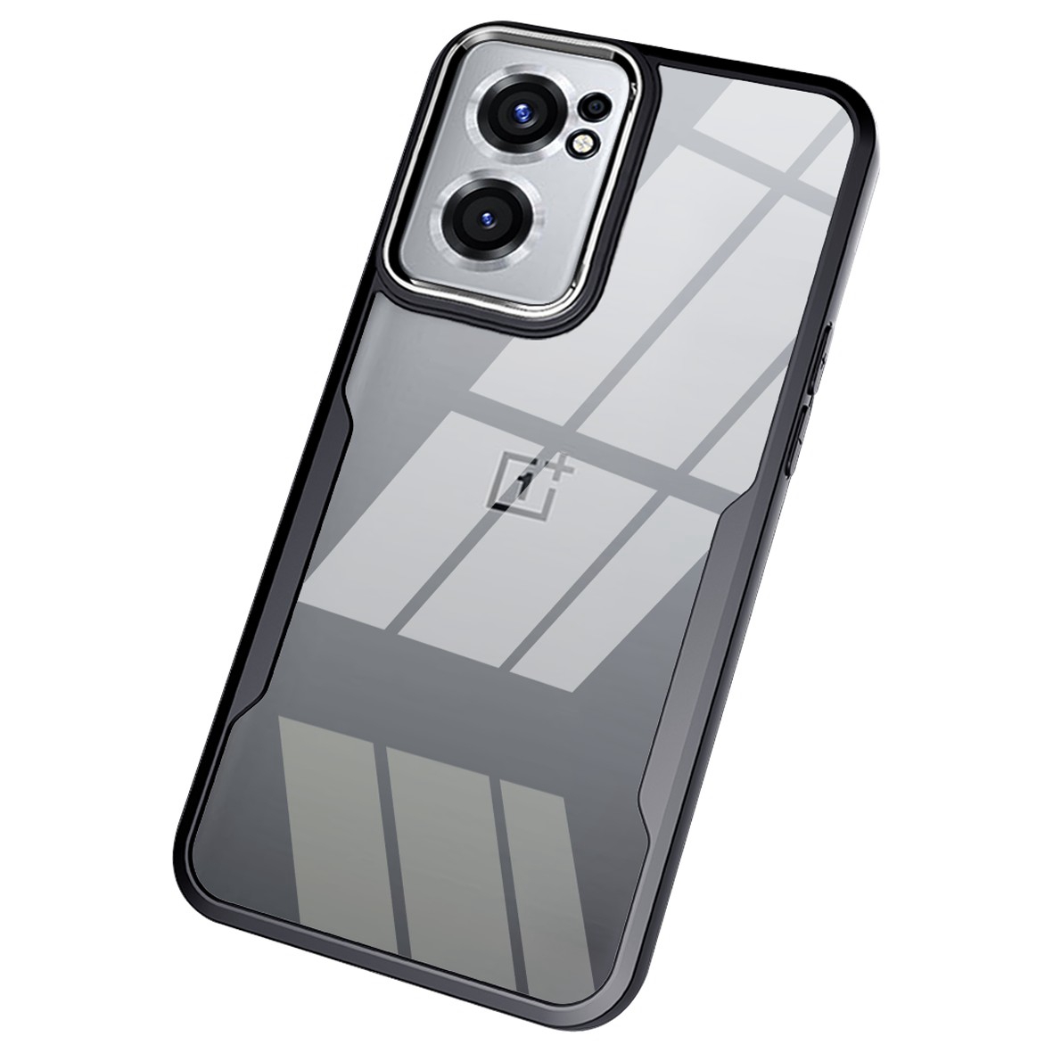 

Für OnePlus Nord CE 2 5G TPU + Acryl-anti-kratzer-klarheitstapel-elektroplatten-objektivrahmenschutzabdeckung - Schwarz, OnePlus Nord CE 2 5G