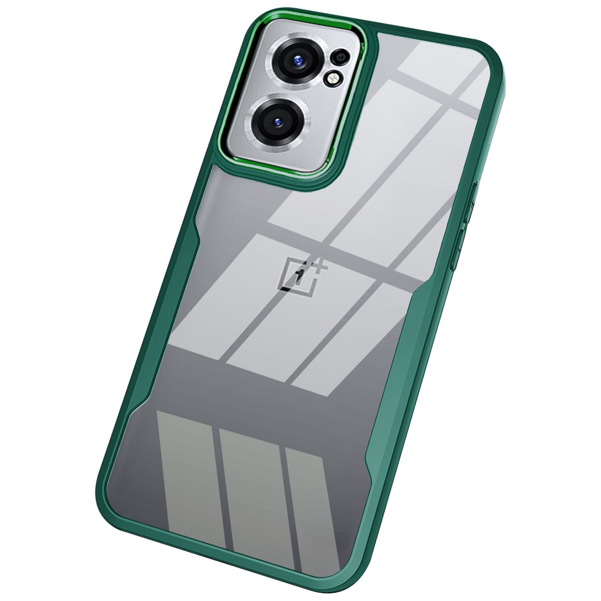 

Für OnePlus Nord CE 2 5G TPU + Acryl-anti-kratzer-klarheitstapel-elektroplatten-objektivrahmenschutzabdeckung - Grün, OnePlus Nord CE 2 5G