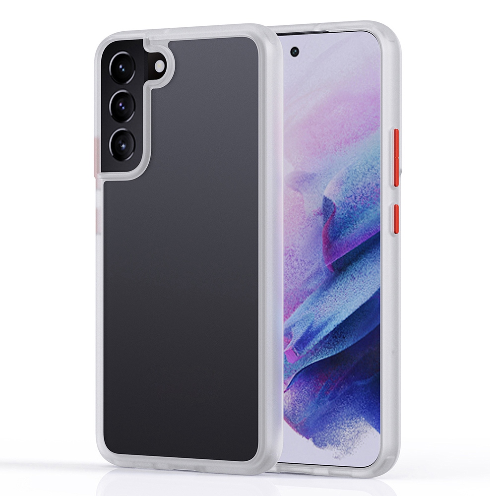 

Матовый Телефон Для Матового Телефона Для Samsung Galaxy S21+ 5G, Крышка Tpu+ pc Skin-touch Tpu+ - Белый, Galaxy S21+ 5G