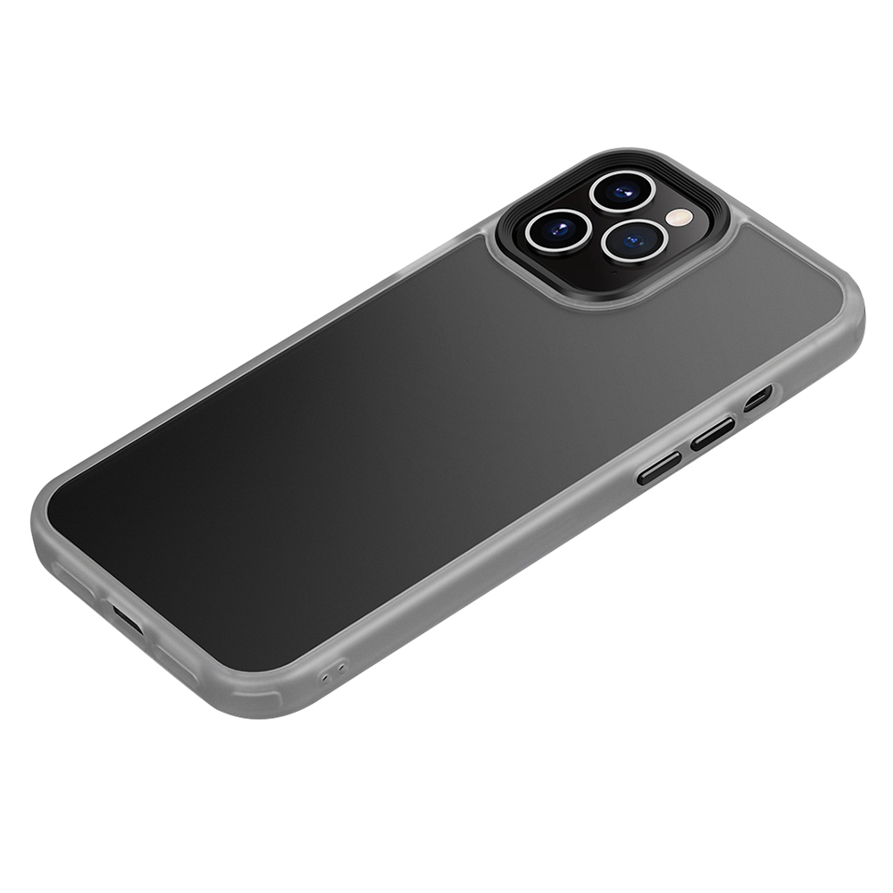 

Optimal Shield Series For iPhone 13 Pro Max 6.7 inch Shockproof Matte Phone Cover Protective Phone Case with Aluminum Alloy Button - White, iPhone 13 Pro Max