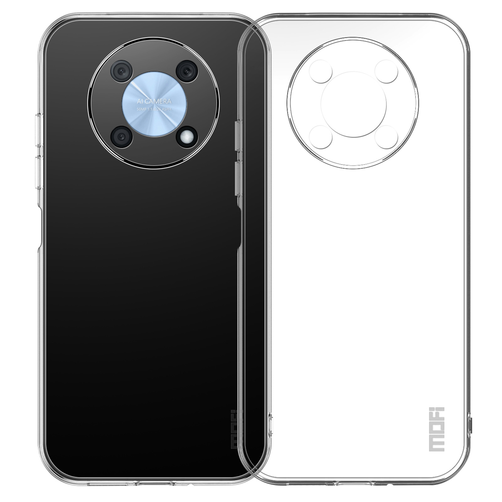 

Mofi Für Huawei Nova Y90 4G / Genießen Sie 50 Pro 4G Crystal Clear Ultra Slim Case TPU Schockabsorption Flexible Abdeckung, Huawei nova Y90 4G