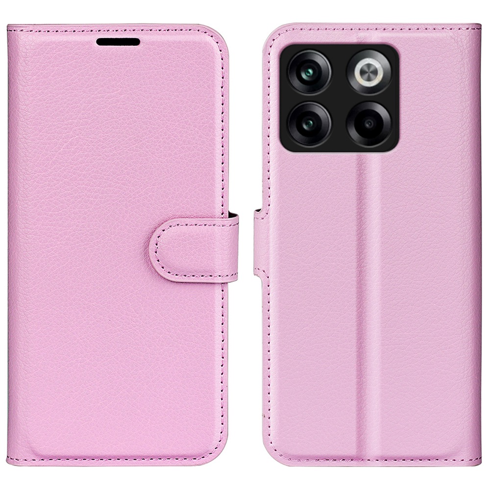 

Für OnePlus Ace Pro 5G Litchi Textur Folio Flip Phone Hülle PU Leder Brieftasche Schutzschutzabdeckung - Rosa, OnePlus Ace Pro 5G
