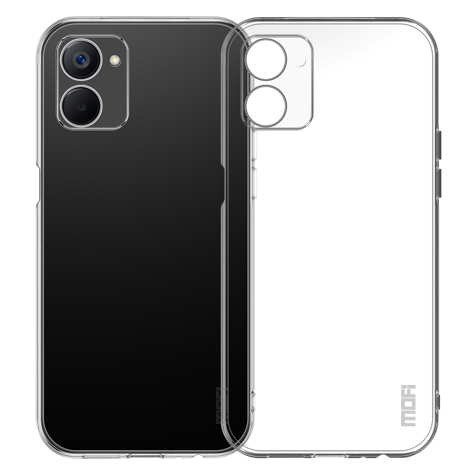 

MOFI Für Realme V20 5G Soft TPU Back Case Transparentes Anti-drop-schutzschlug Telefonabdeckung, Realme V20 5G