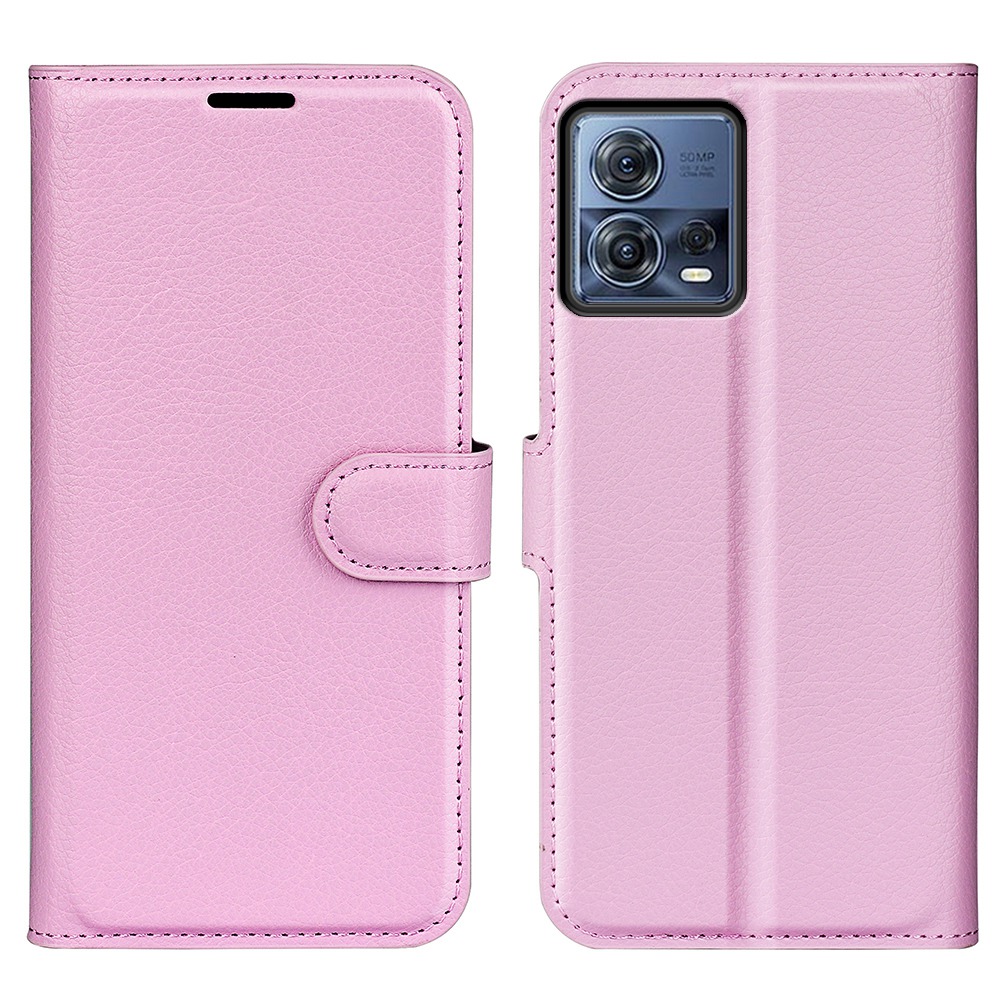 

Für Motorola Moto S30 Pro 5G Litchi Textur Vollschutz PU Leder Folio Flip Case Wallet Stand Telefonabdeckung - Rosa, Motorola Moto S30 Pro 5G