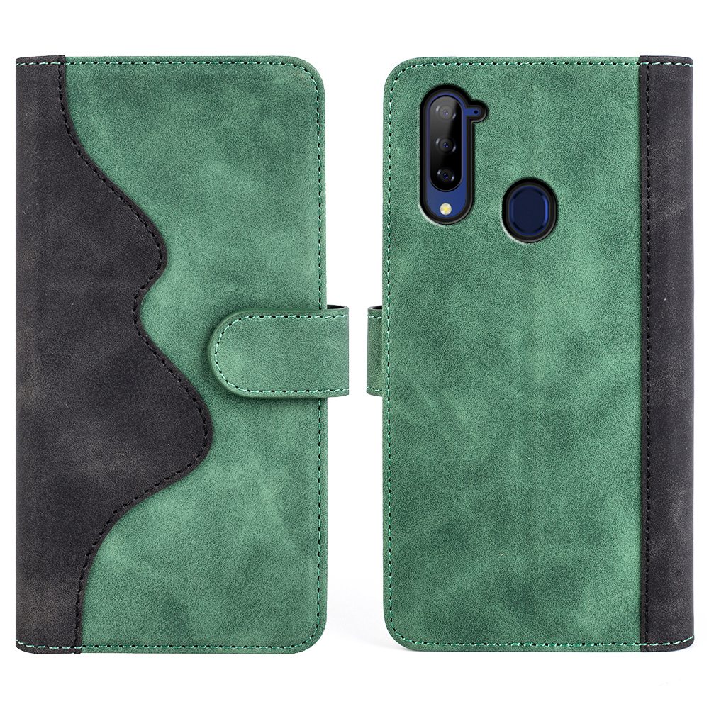

Für ZTE Libero 5G Farbspleiß Wallet Hülle PU Leder Magnetische Schließabschluss Flip Ständer Schutzabdeckung - Orange, ZTE Libero 5G