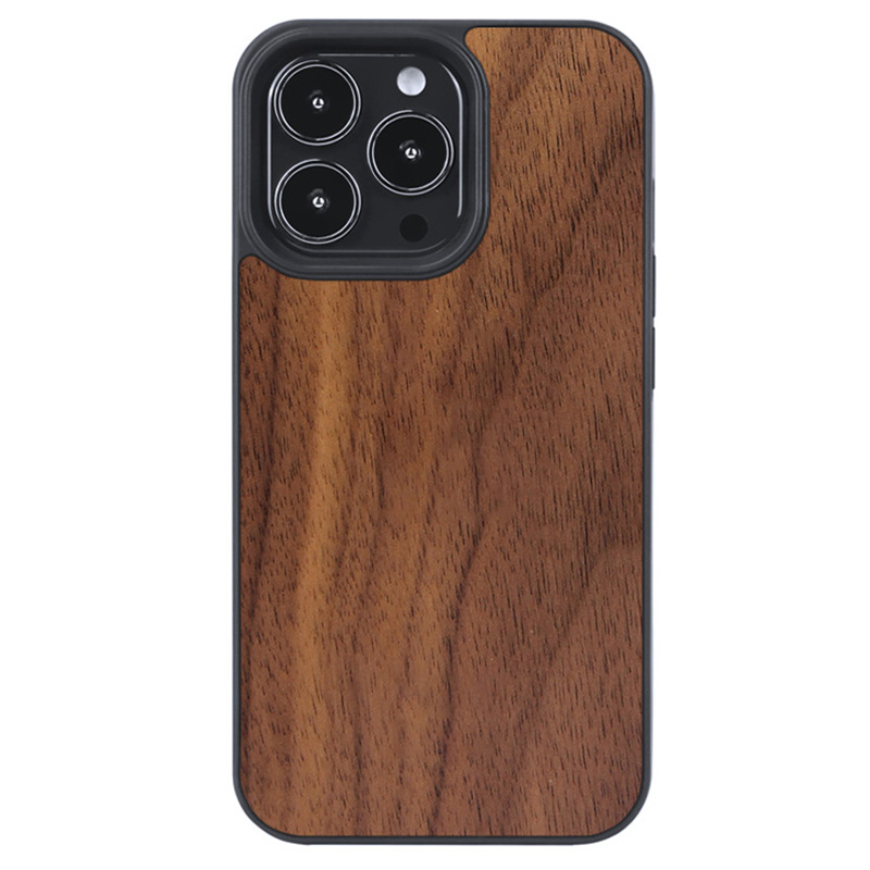 

Деревянный Корпус, Совместим с Iphone 14 6,1 Дюйма Защитных Корпусов Shock -reseper Tpu Cope Tpu Edge Cash - Грецкий Орех