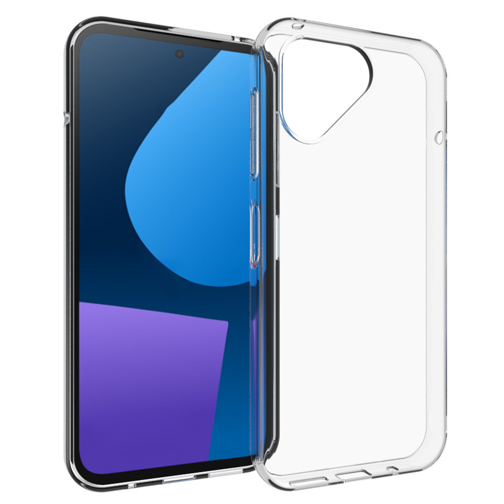 For Fairphone 5 Case Ultra Thin Clear TPU Phone Cover with Big Lens Hole