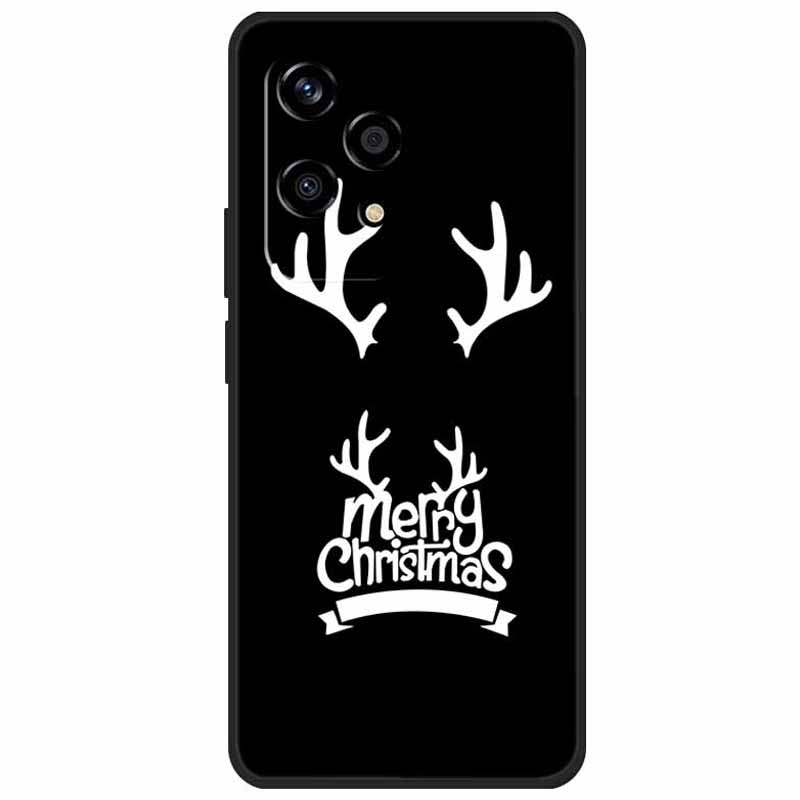 For Honor 200 Lite Case Anti-Drop Pattern Printed Slim TPU Phone Cover - Deer Horn