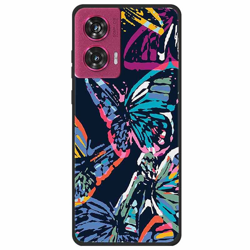 For Motorola Edge 50 Fusion 5G Case Pattern Printing Soft TPU Cell Phone Cover - Splendid Butterfly