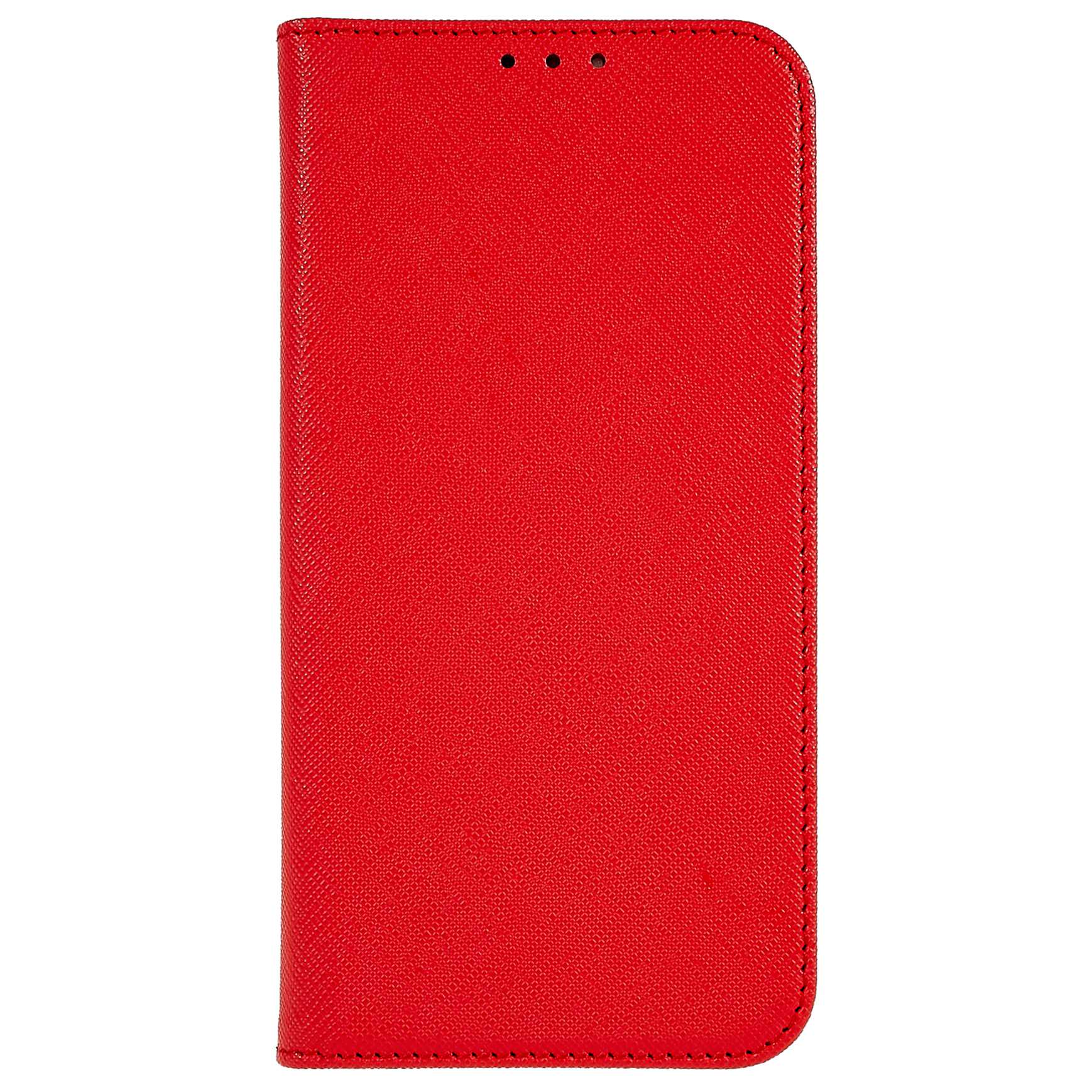 

Für Xiaomi 12 5g / 12x 5g / 12s 5G Magnetic Auto Schließung Mobiltelefon Shell PU Leder Cross Texture Book Style Ständer Flip Cover - Rot, Xiaomi 12 5G
