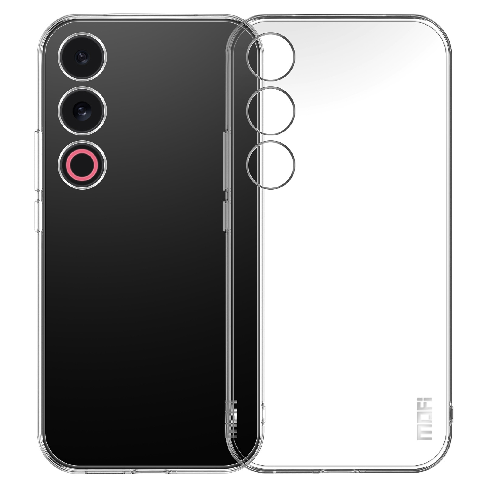 MOFI For Meizu 21 Note Clear Case Anti-scratch TPU Soft Phone Cover