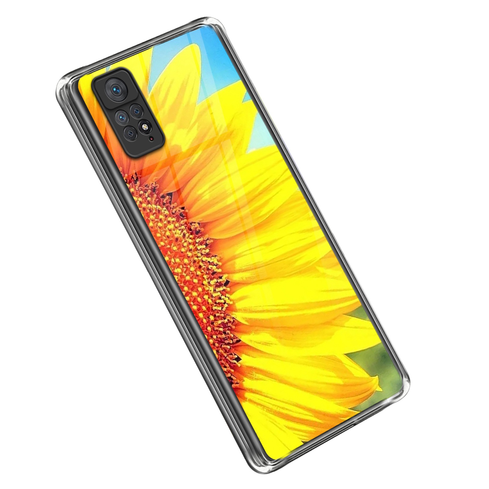 

Für Xiaomi Redmi Note 11 Pro 4g (mediatek) / Hinweis 11 Pro 5G (Qualcomm) Telefonkoffer Anti-kratzer Soft TPU Sonnenblumenmusterdruckabdeckung - Stil C, Xiaomi Redmi Note 11 Pro 5G (Qualcomm)