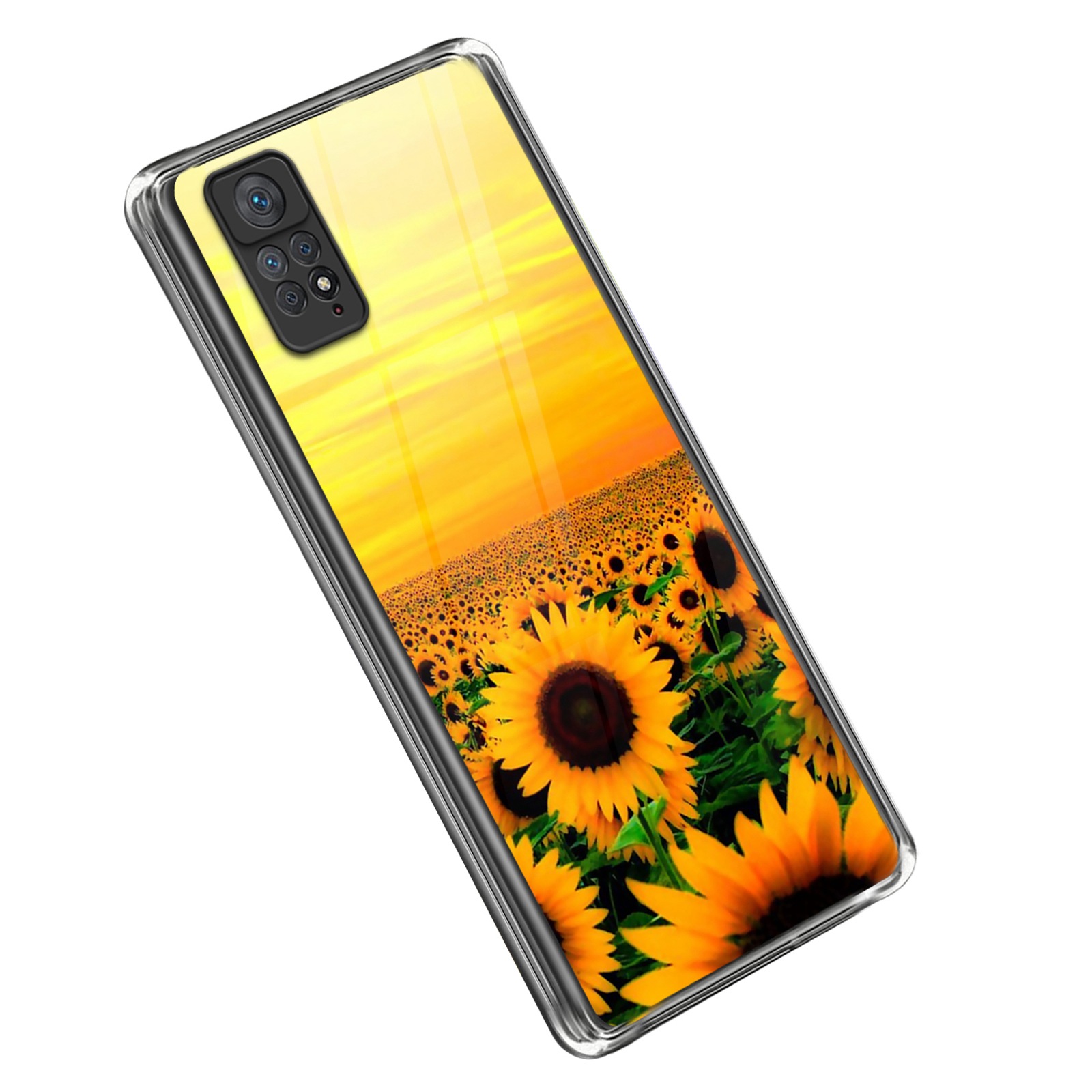 

Für Xiaomi Redmi Note 11 Pro 4g (mediatek) / Hinweis 11 Pro 5G (Qualcomm) Telefonkoffer Anti-kratzer Soft TPU Sonnenblumenmusterdruckabdeckung - J, Xiaomi Redmi Note 11 Pro 5G (Qualcomm)