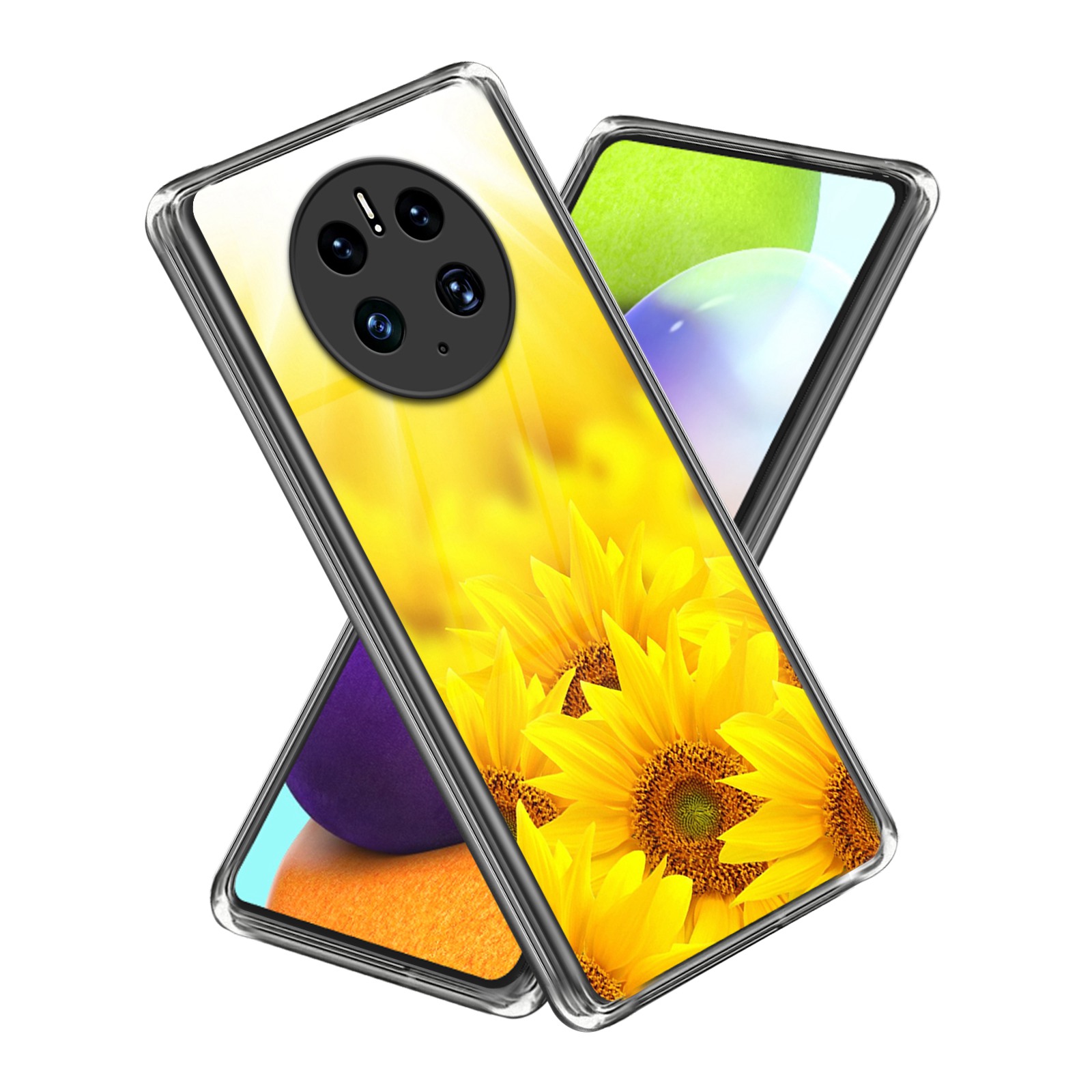 

Für Huawei Mate 50 4G Sonnenblumenmuster Druckweiche TPU -hülle Schlankes Leichtes Schutzhelf Zur Schutzhelfer - Stil I, Huawei Mate 50 4G