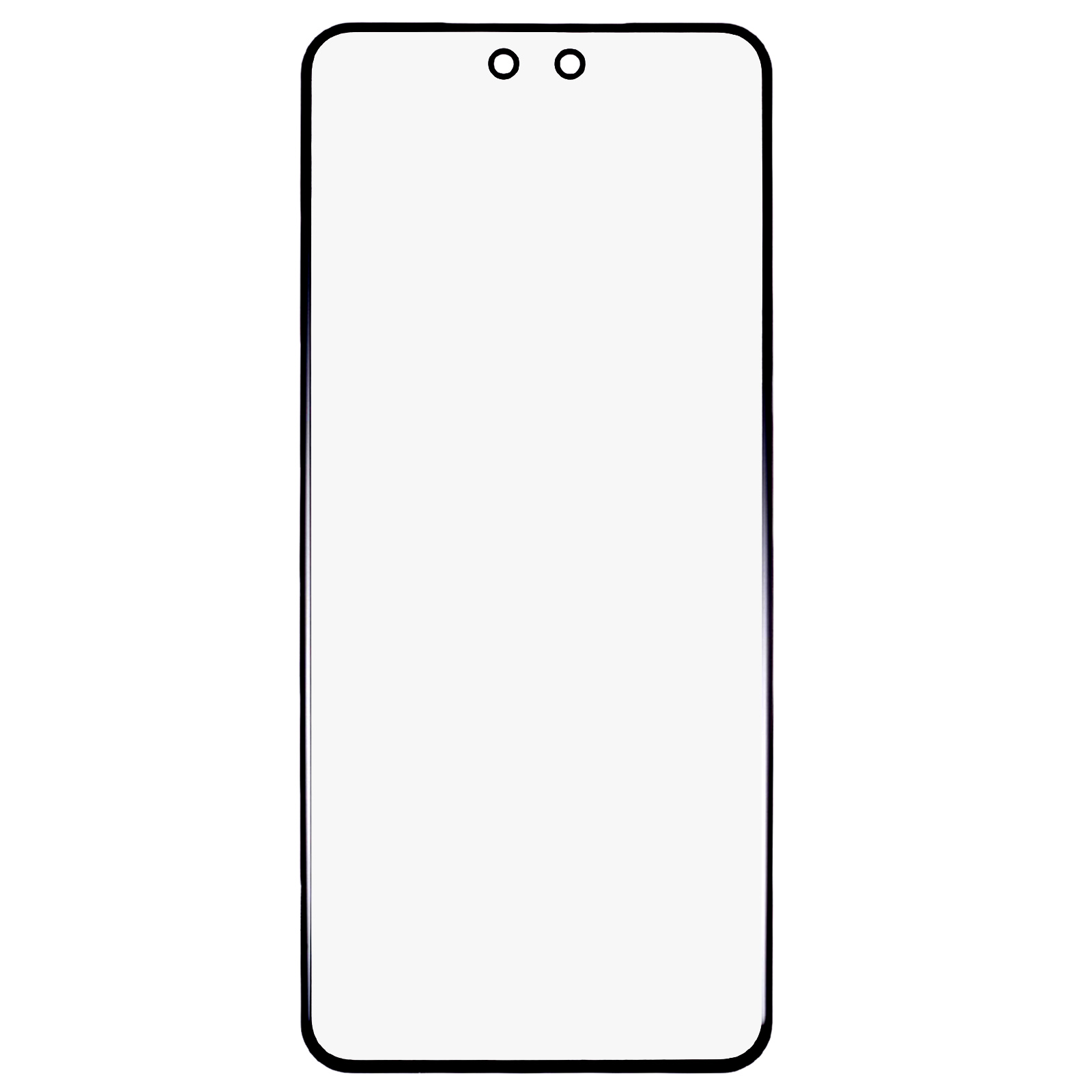 For Huawei nova 12 Pro 5G ADA-AL00 Front Screen Glass Lens + OCA Adhesive Part (Without Logo)