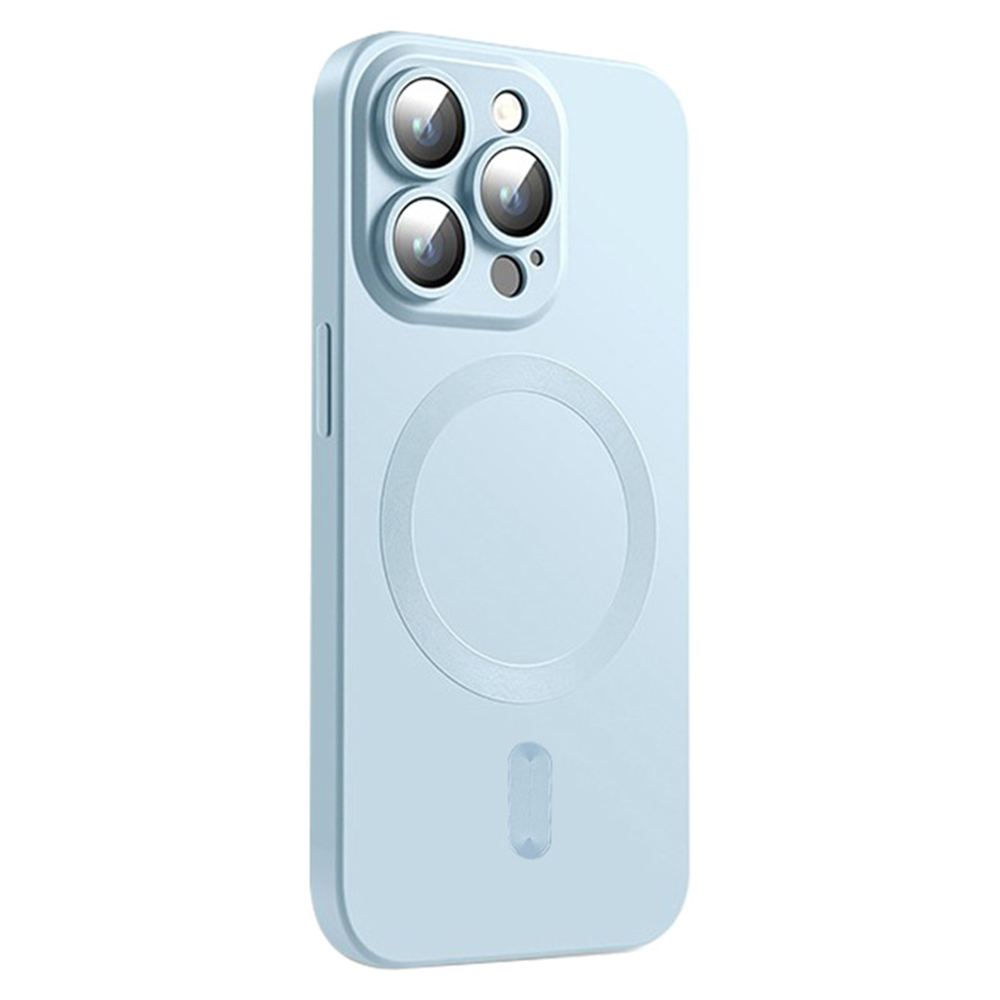 ENKAY HAT PRINCE For iPhone 16 Pro Max Case Compatible with MagSafe Scratch Proof TPU Phone Shell - Baby Blue