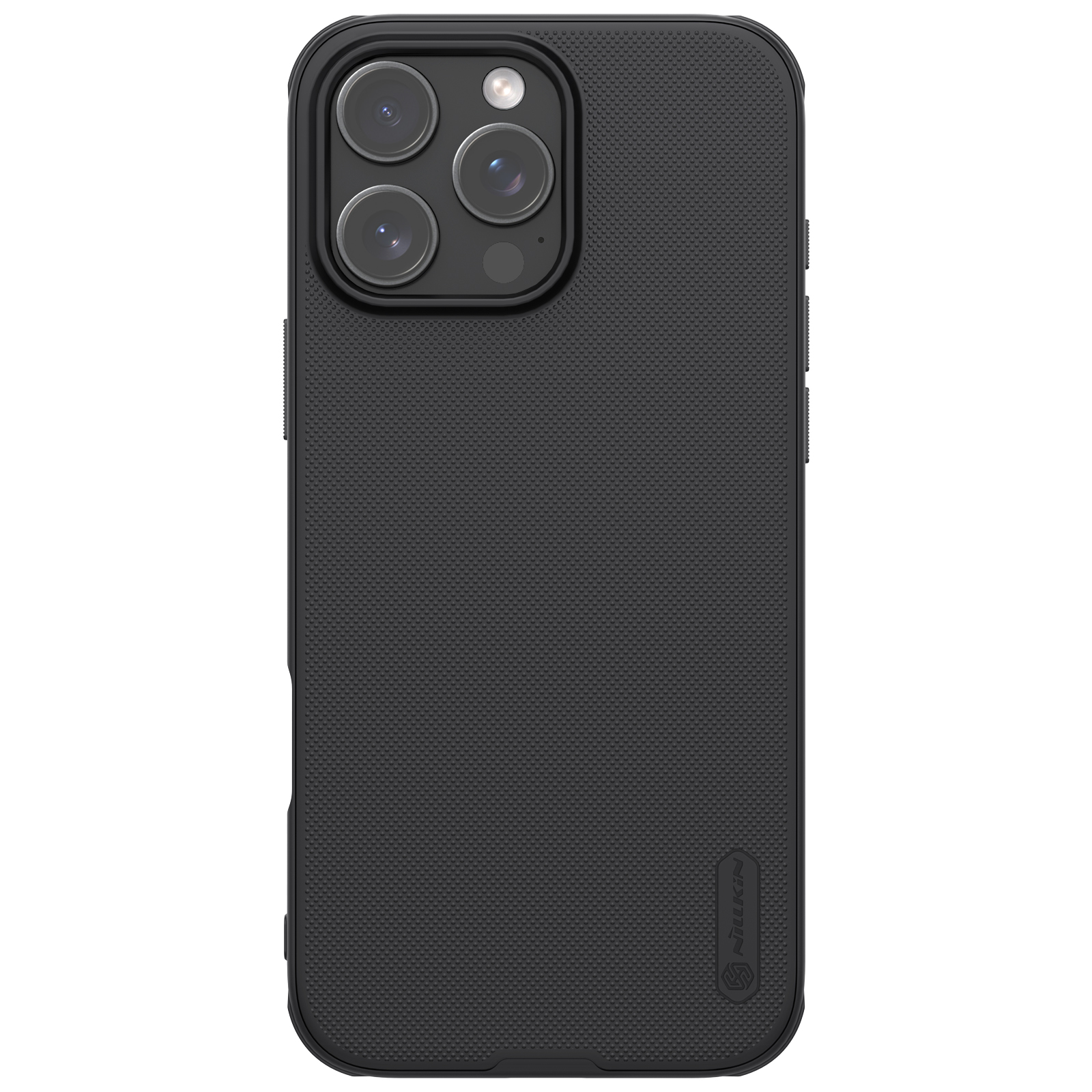NILLKIN Super Frosted Shield Pro For iPhone 16 Pro Max Case Matte PC+TPU Phone Cover - Black
