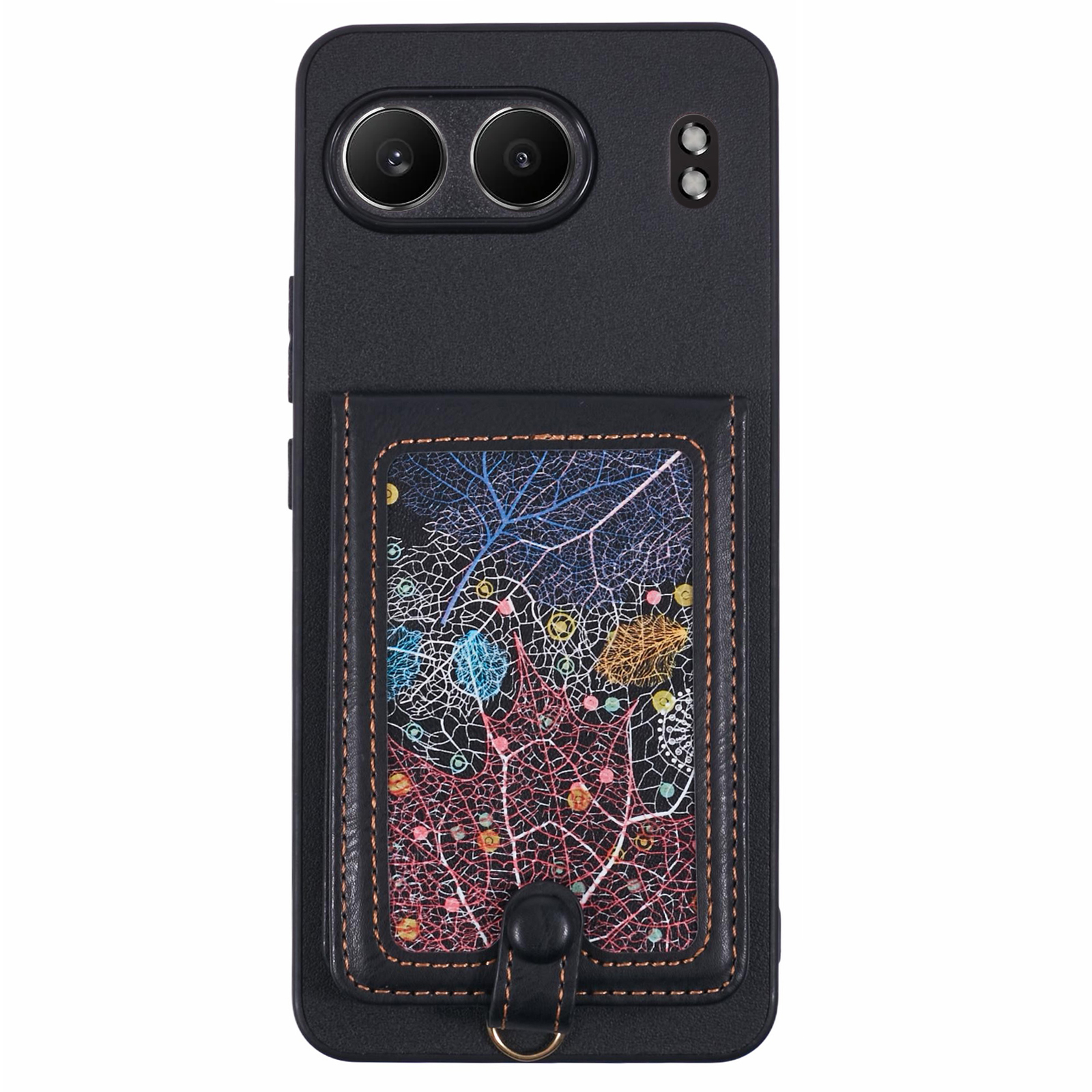 For OnePlus Nord 4 Phone Case with Galaxy Card Bag Kickstand RFID Blocking