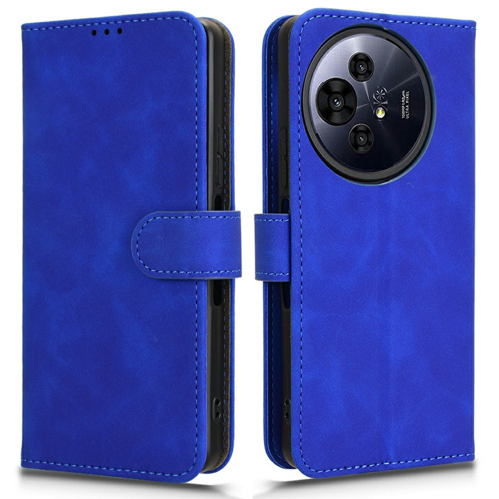For TCL 50 Nxtpaper 5G Leather Case Skin-Feel Anti-Drop Wallet Flip Phone Cover - Blue