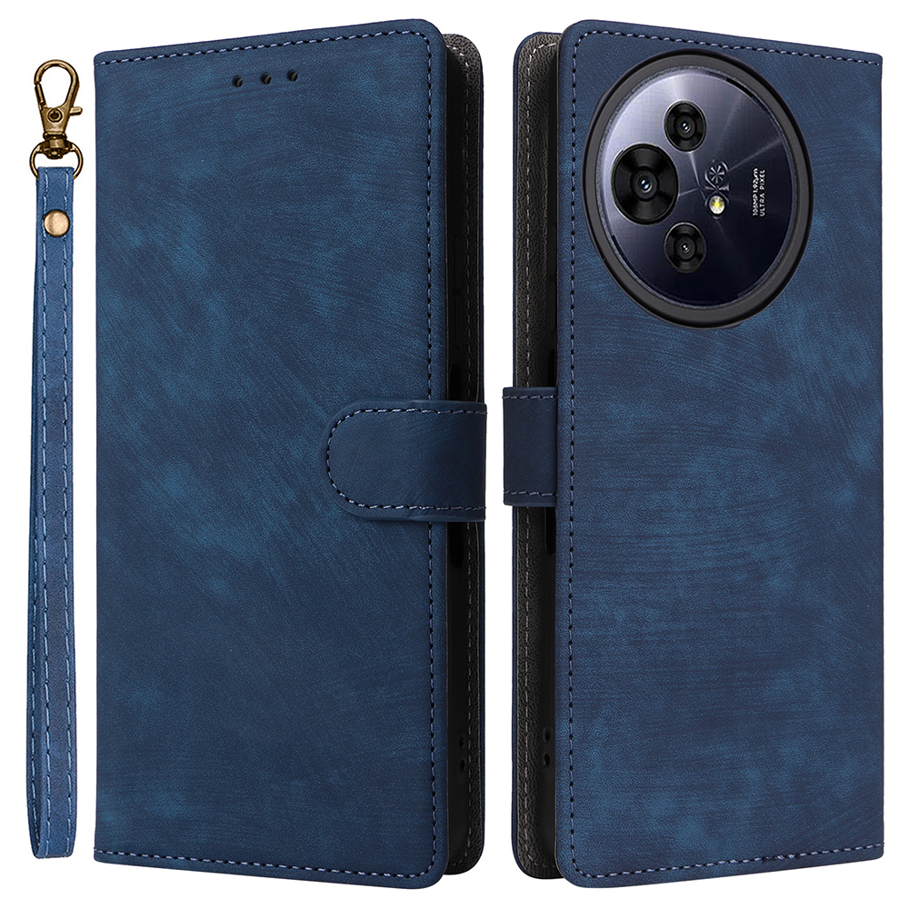 For TCL 50 Pro Nxtpaper 5G / 50 Nxtpaper 5G / TCL P10 / 60 XE NxtPaper 5G Wallet Case RFID Blocking PU Leather Cover Stand View - Blue