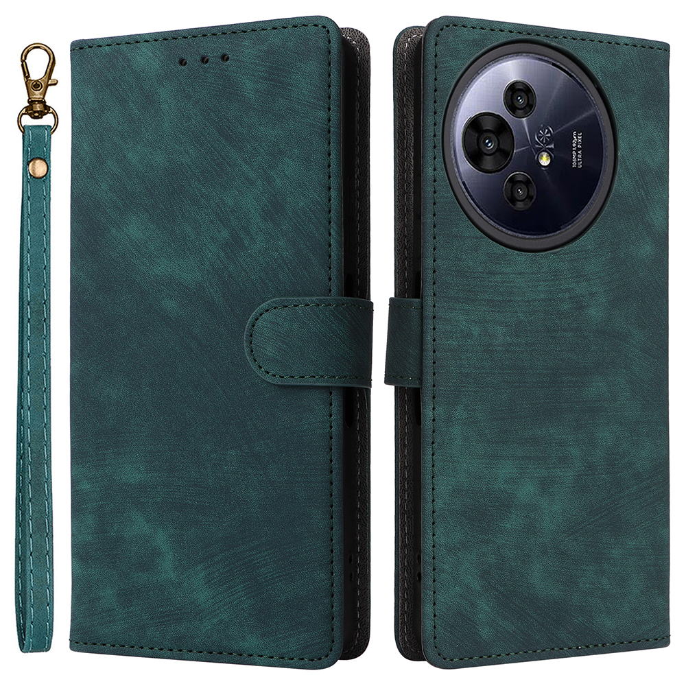 For TCL 50 Pro Nxtpaper 5G / 50 Nxtpaper 5G / TCL P10 / 60 XE NxtPaper 5G Wallet Case RFID Blocking PU Leather Cover Stand View - Green