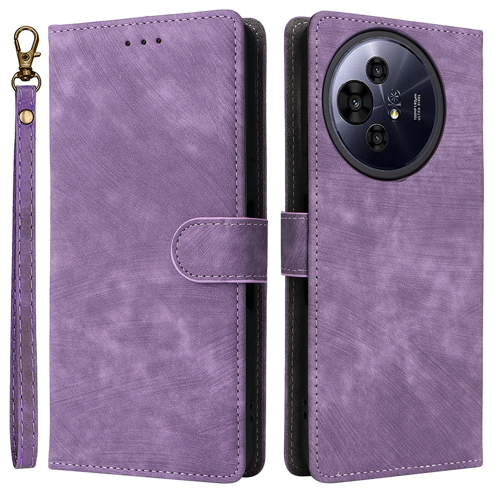 For TCL 50 Pro Nxtpaper 5G / 50 Nxtpaper 5G / TCL P10 / 60 XE NxtPaper 5G Wallet Case RFID Blocking PU Leather Cover Stand View - Purple