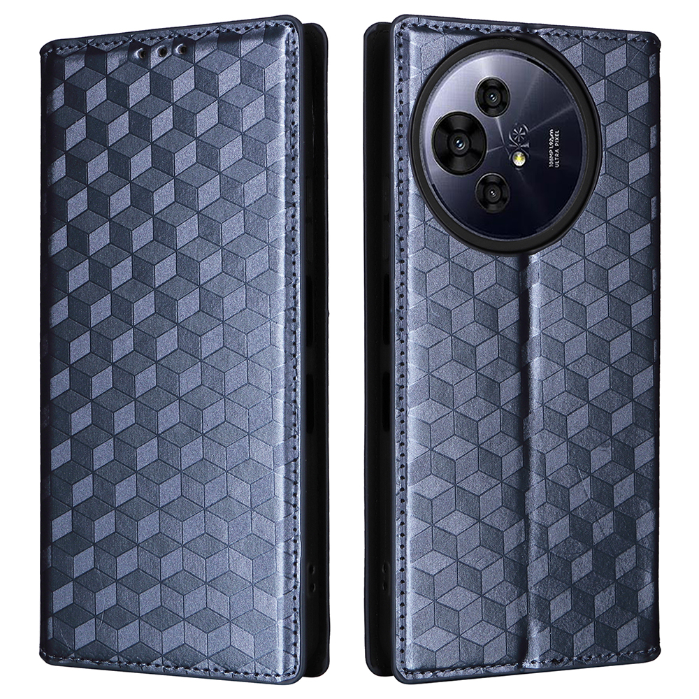 For TCL 50 Pro Nxtpaper 5G / 50 Nxtpaper 5G / TCL P10 / 60 XE NxtPaper 5G Wallet Case Rhombus Imprinted Leather Phone Cover - Blue