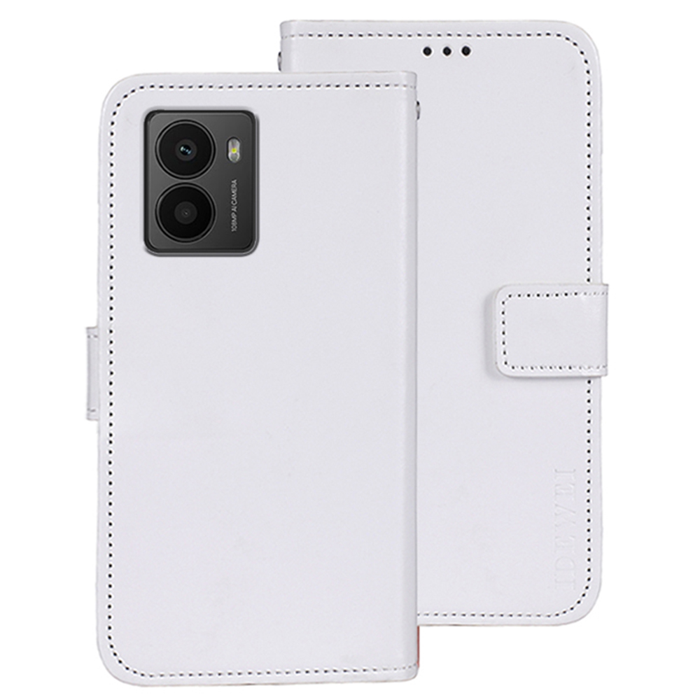IDEWEI For HMD Fusion 5G Stand Case Crazy Horse Texture Leather Phone Cover - White