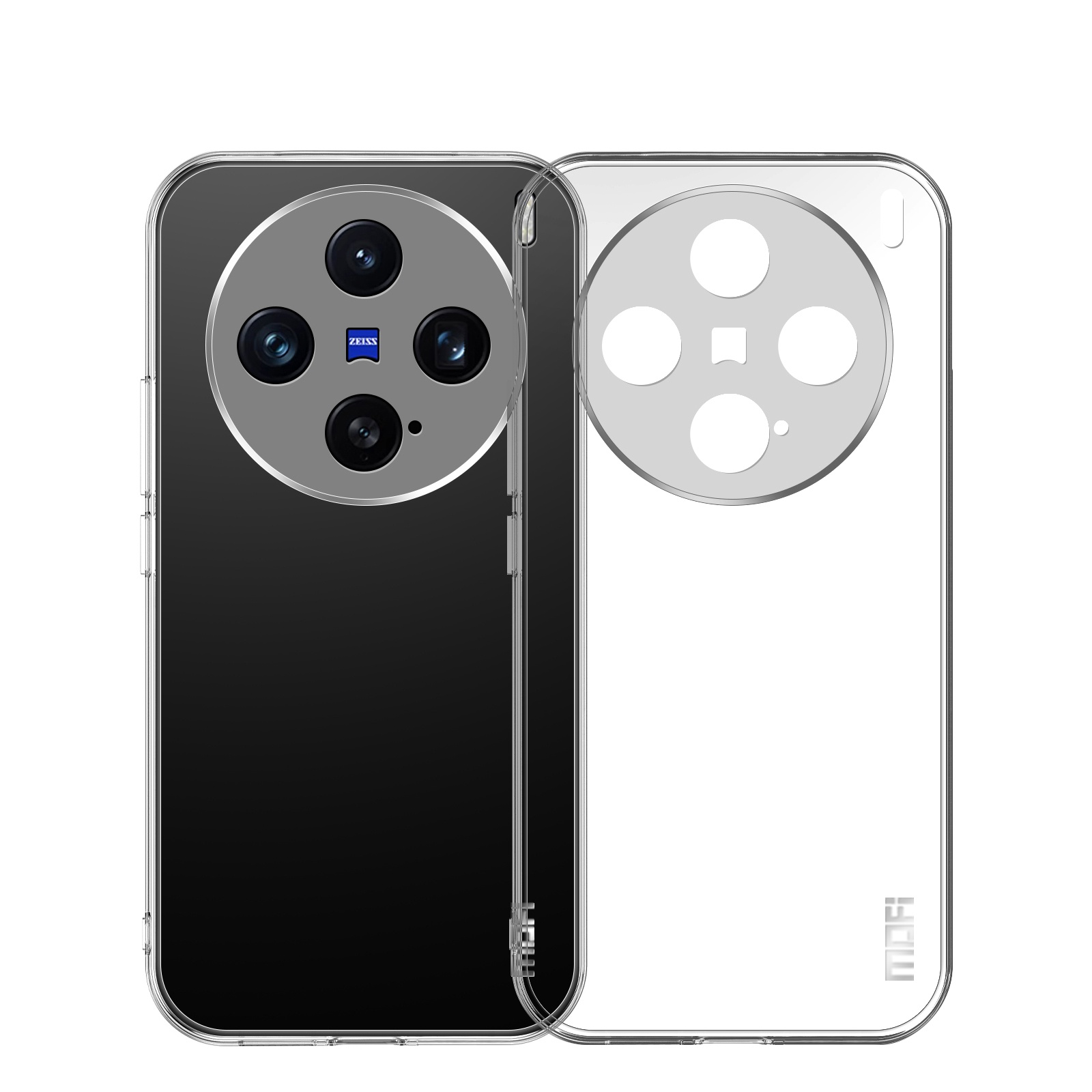 MOFI For vivo X200 Pro mini 5G Clear Phone Case  Ultra-Thin TPU Phone Back Cover - Transparent