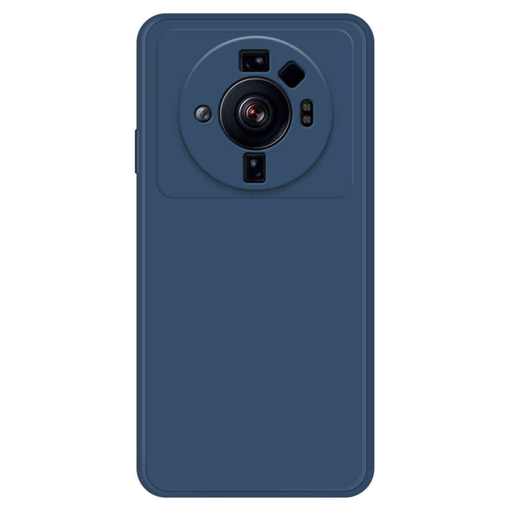 

TPU -hülle Für Xiaomi 12s Ultra 5G, Stoßdämpfungsmikrofaserfutterkauderingerichtsrückerabdeckung - Dunkelblau, Xiaomi 12S Ultra 5G