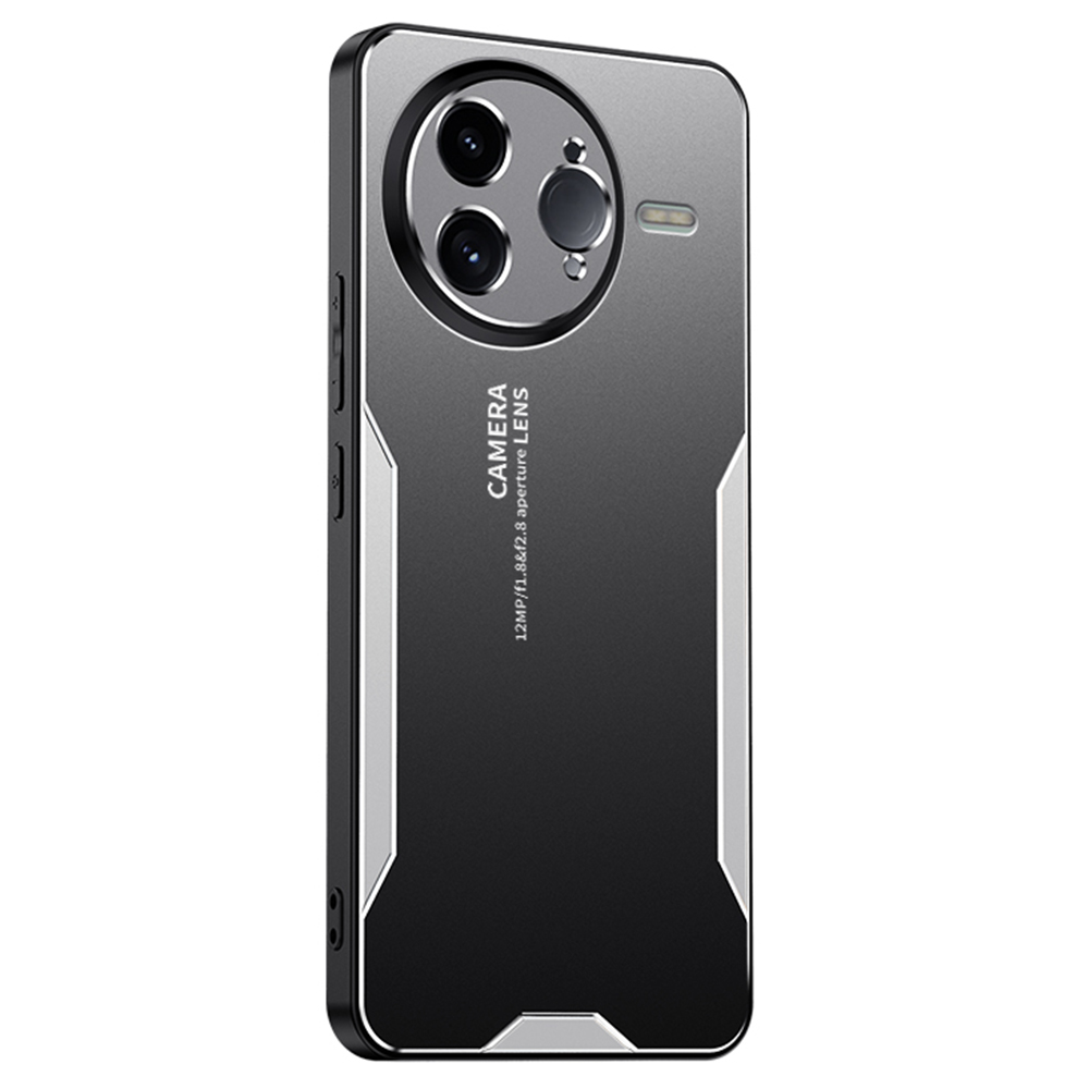 For Xiaomi Poco F7 Ultra 5G / Redmi K80 Pro 5G Phone Case Aluminium Alloy TPU PC Back Cover - Silver