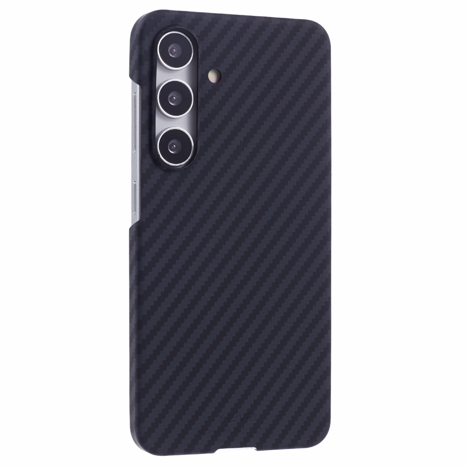 X-LEVEL For Samsung Galaxy S25+ Magnetic Case Hard PC Phone Cover Carbon Fiber Texture