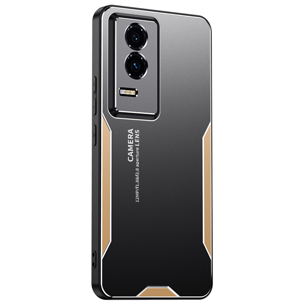 For Honor GT Phone Case Aluminium Alloy TPU PC Back Cover - Gold