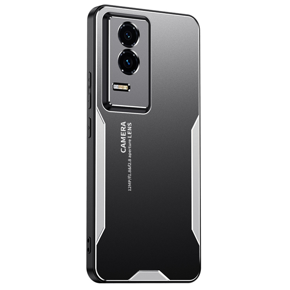 For Honor GT Phone Case Aluminium Alloy TPU PC Back Cover - Silver