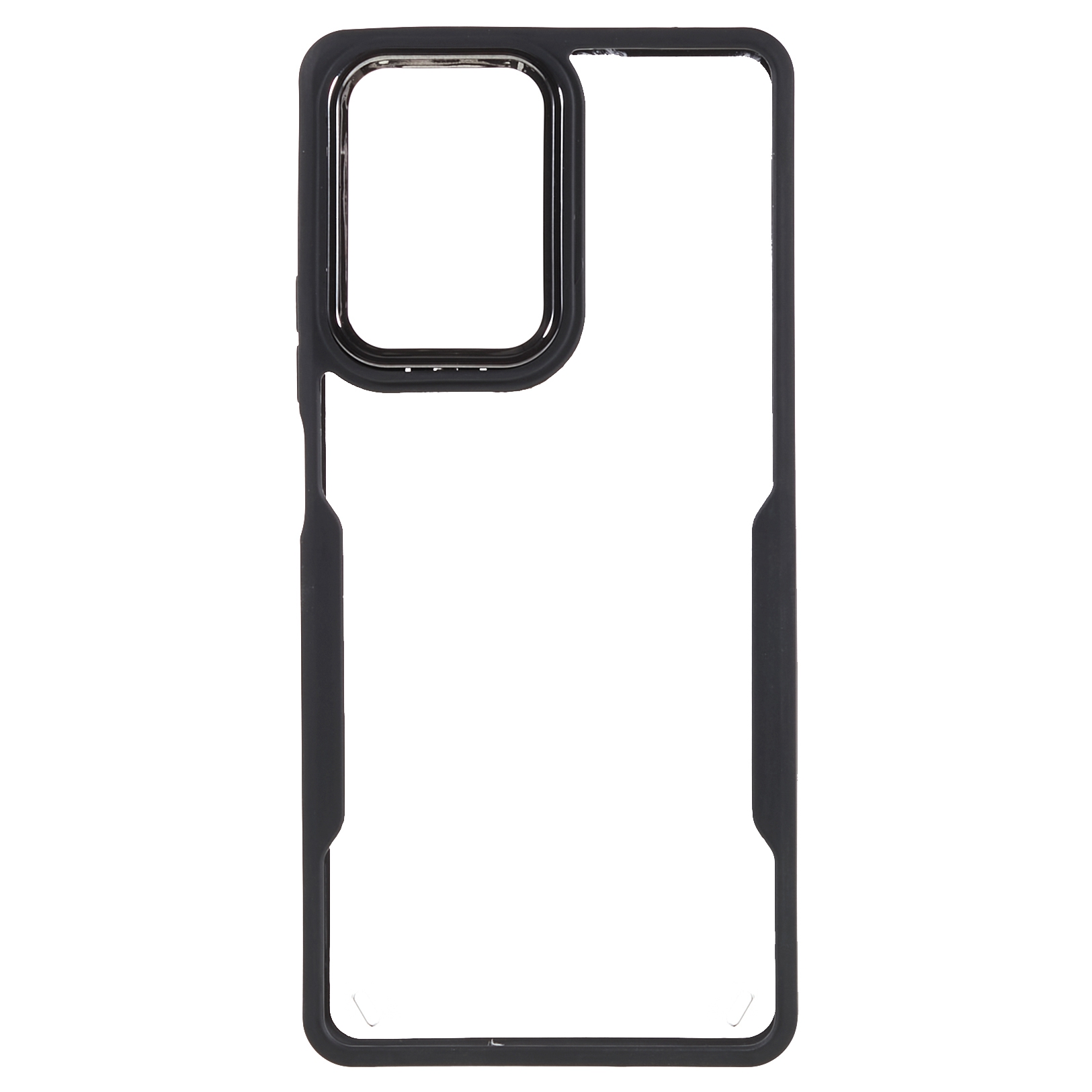 

Für Xiaomi 11t 5G / 11T Pro 5G Elektroplatten Linsenrahmen TPU + Acrylhülle Anti-drop-klarheit Telefonabdeckung - Schwarz, Xiaomi 11T 5G