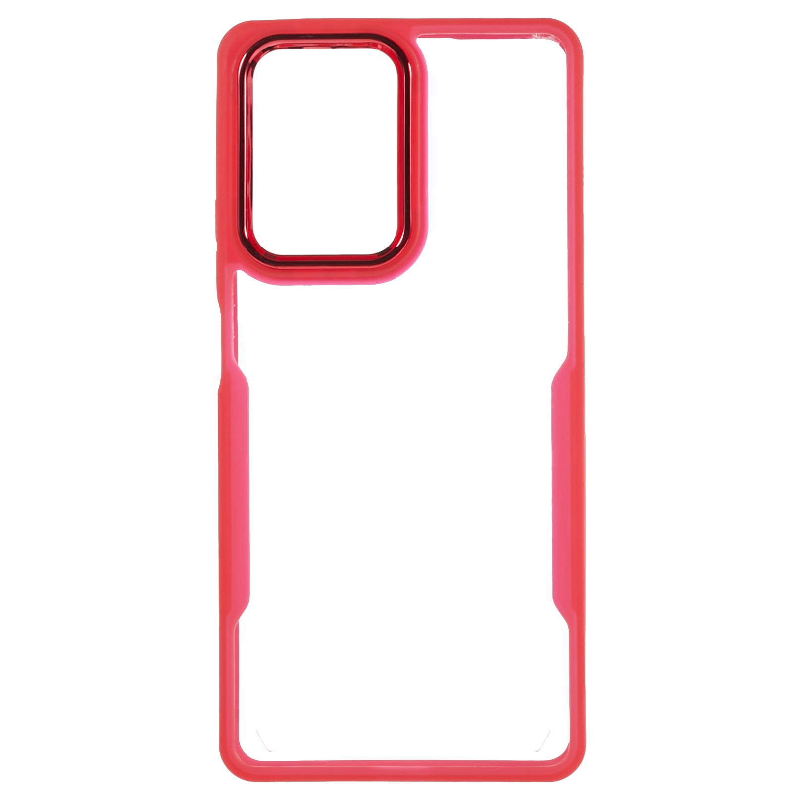 

Für Xiaomi 11t 5G / 11T Pro 5G Elektroplatten Linsenrahmen TPU + Acrylhülle Anti-drop-klarheit Telefonabdeckung - Rot, Xiaomi 11T 5G