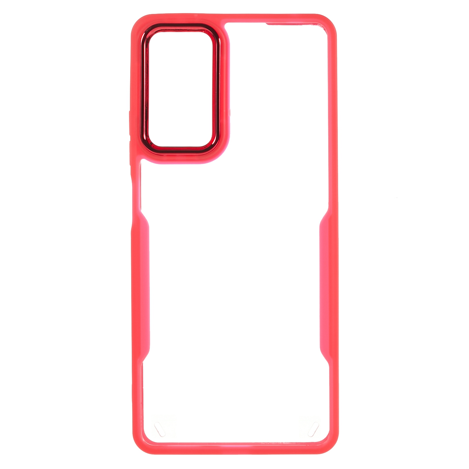 

Für Xiaomi Redmi Note 11 Pro 5G (Qualcomm) / Hinweis 11 Pro 4G (MediaTek) TPU + Acryl -telefonhülle Elektroplieren Objektivrahmenschutzabdeckung - Rot, Xiaomi Redmi Note 11 Pro 5G (Qualcomm)