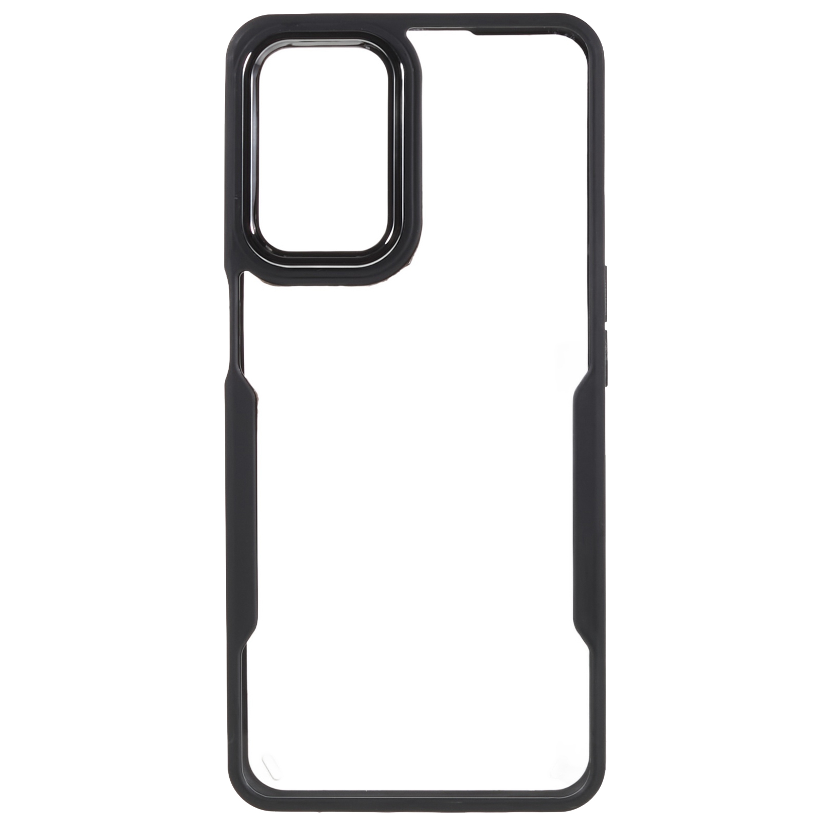 

Für Oppo A54 4g / A16 / A16s -elektroplations -objektivrahmen -telefonhülle TPU + Acrylschutzabdeckung - Schwarz, Oppo A54 4G