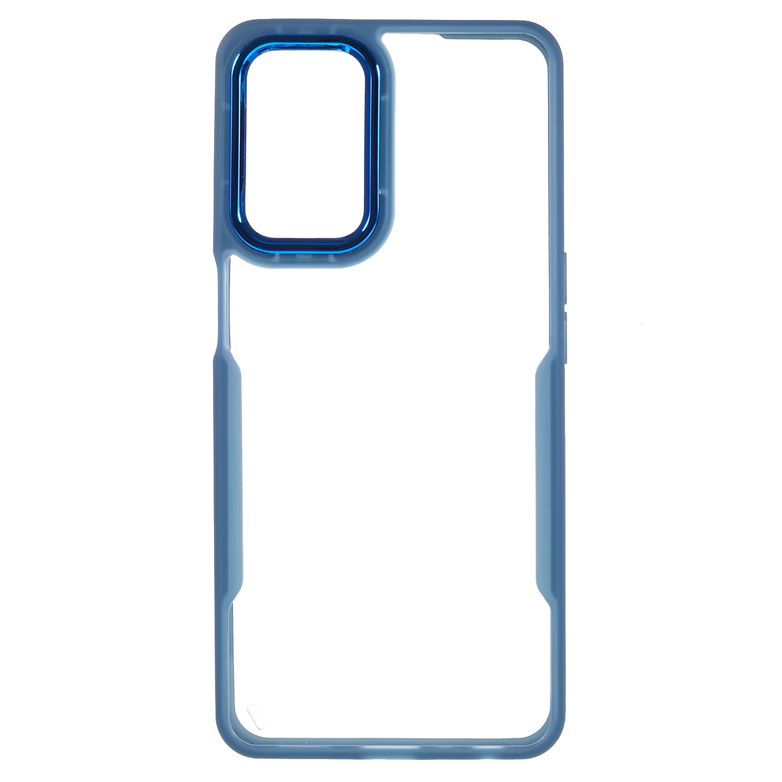 

Für Oppo A54 4g / A16 / A16s -elektroplations -objektivrahmen -telefonhülle TPU + Acrylschutzabdeckung - Blau, Oppo A54 4G