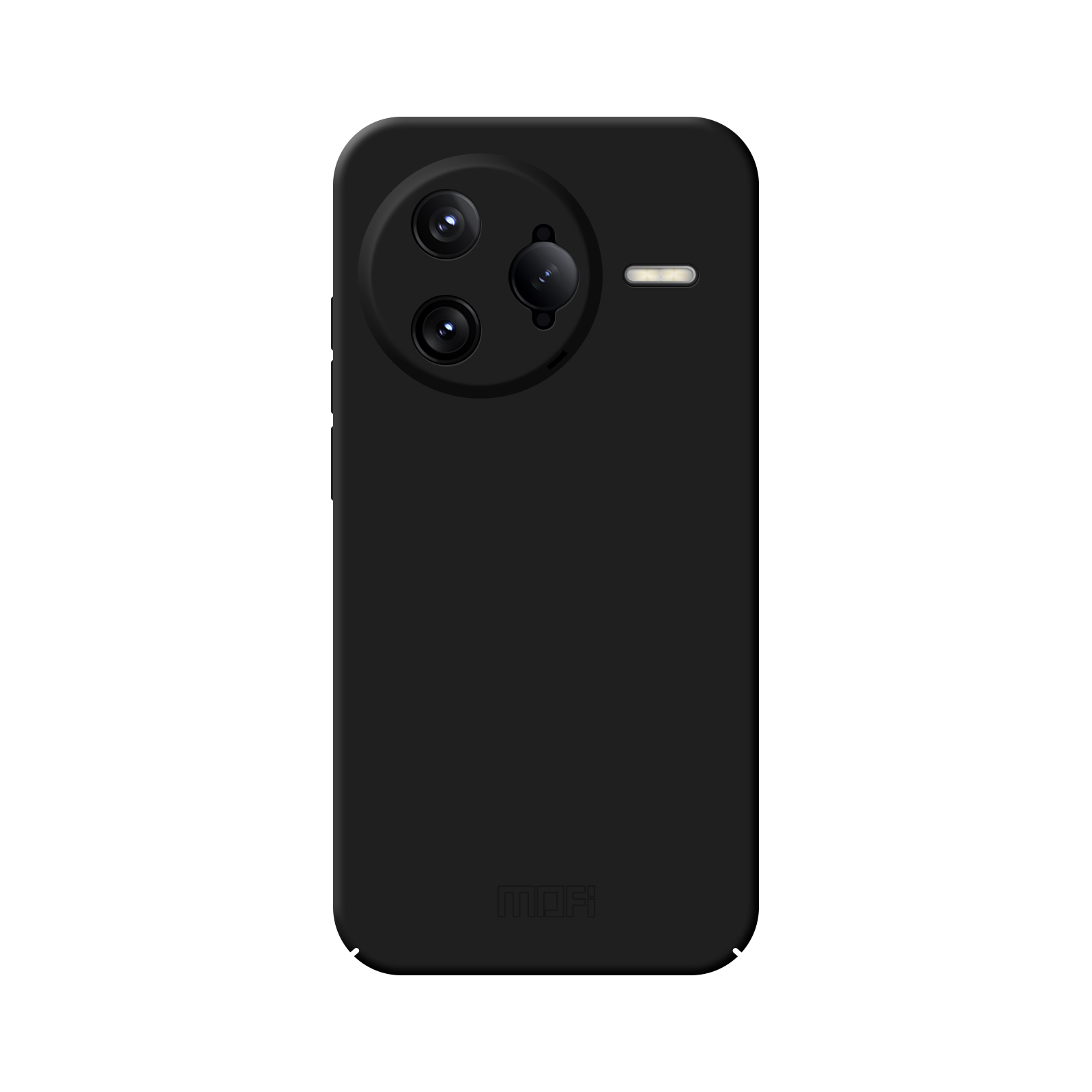 MOFI For Xiaomi Poco F7 Ultra 5G / Redmi K80 Pro 5G Phone Case  JK Qin Series Skin-Touch Matte Anti-Fingerprint Back Cover - Black