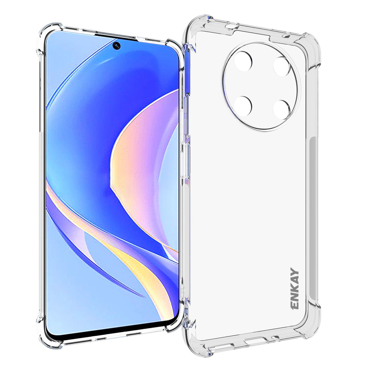 

Enkay Hut Prince Für Huawei Genießen Sie 50 Pro 4g / Nova Y90 4G Clear Phone Case Soft TPU Anti-schlupf-streifenkantenabdeckung Abdeckung, Huawei Enjoy 50 Pro 4G