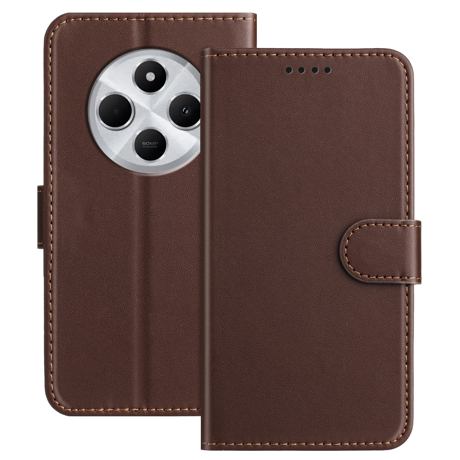 For Xiaomi Redmi 14C 5G / Xiaomi Poco C75 4G / Xiaomi Redmi 14R 5G / Xiaomi Redmi A3 Pro 4G / Xiaomi Redmi A4 5G / Xiaomi Redmi 14C 4G Leather Case Wa