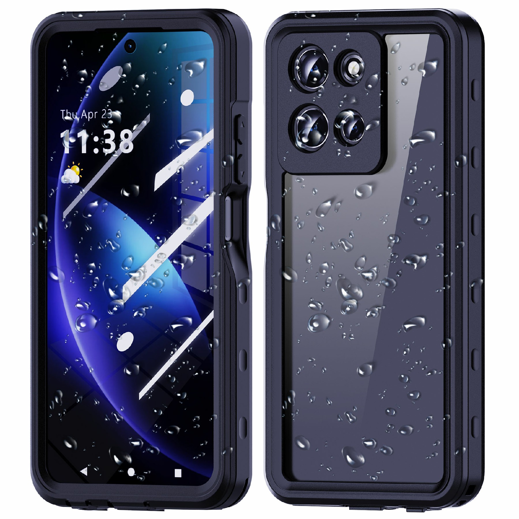 REDPEPPER A Series For Motorola Moto G 5G (2025) IP68 Phone Case Clear Back Waterproof Cover