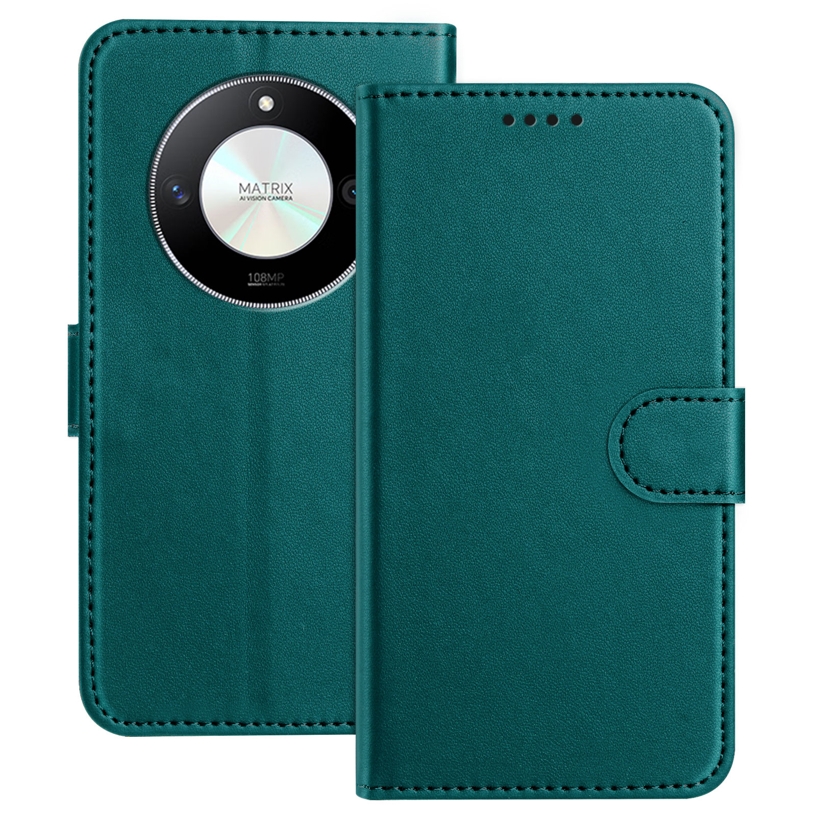 For Honor Magic6 Lite 5G / Honor X50 5G / Honor X50 GT 5G / Honor X50 Pro 5G / Honor X9b 5G Leather Case Wallet Stand Solid Color Anti Drop Phone Cove