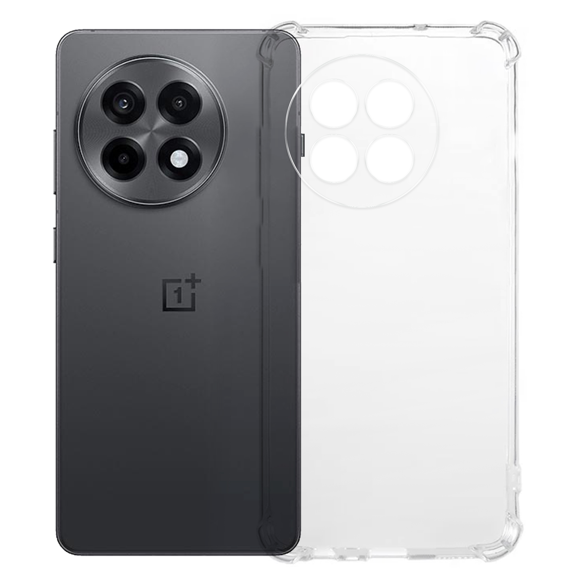 KALEBOL For OnePlus Ace 5 Pro 5G / OnePlus 13R 5G / OnePlus Ace 5 5G Clear Phone Case  1.5mm TPU Shockproof Phone Cover - OnePlus Ace 5