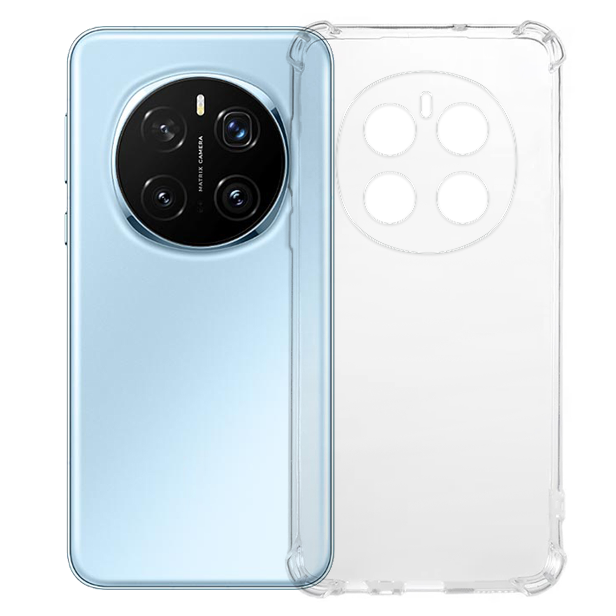 KALEBOL For Honor Magic7 Pro 5G Clear Phone Case  1.5mm TPU Shockproof Phone Cover - Honor Magic7 Pro 5G