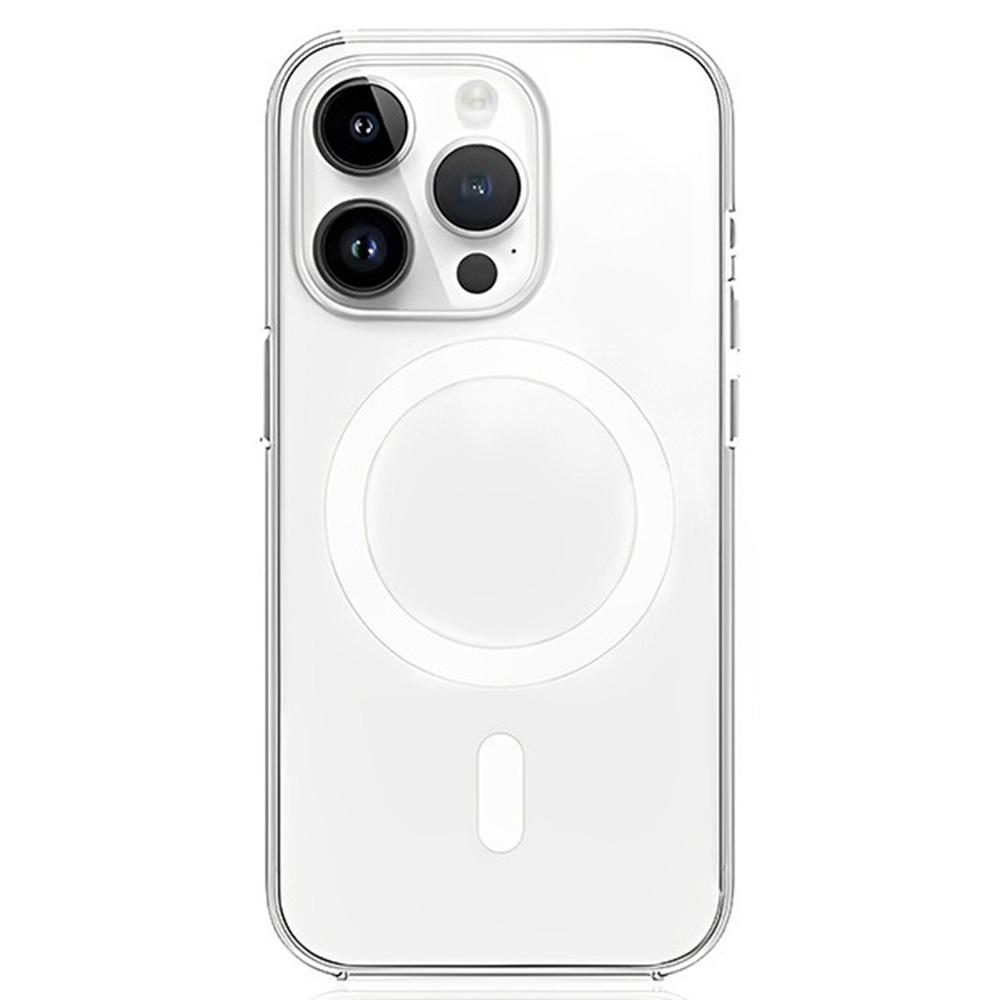 For iPhone 15 Pro Max Magnetic Case Precision Cutouts Shockproof Clear Phone Cover