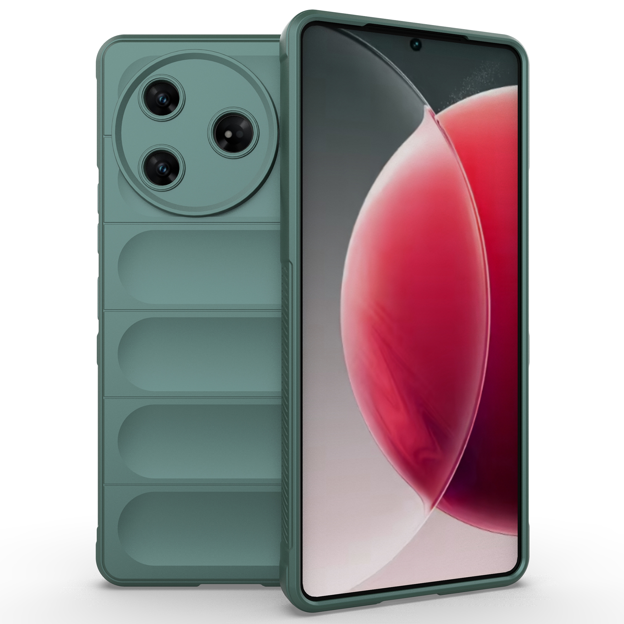 For TECNO Camon 30 Pro 5G Case Anti-Drop Soft TPU Rugged Phone Back Cover - Green